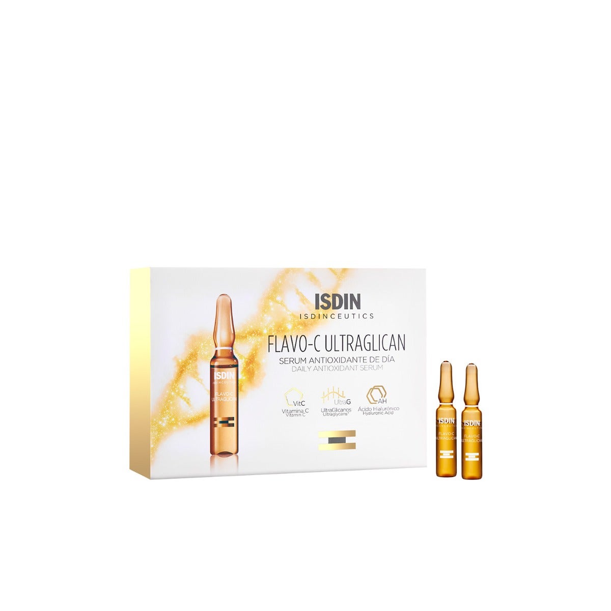 Isdin Isdinceutics Flavo-C Ultraglican Viso 30 Fiale-2
