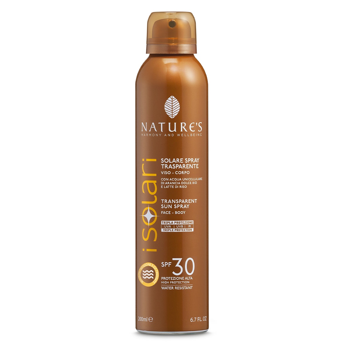 Nature's Solare Spray Trasparente SPF30 200ml-3