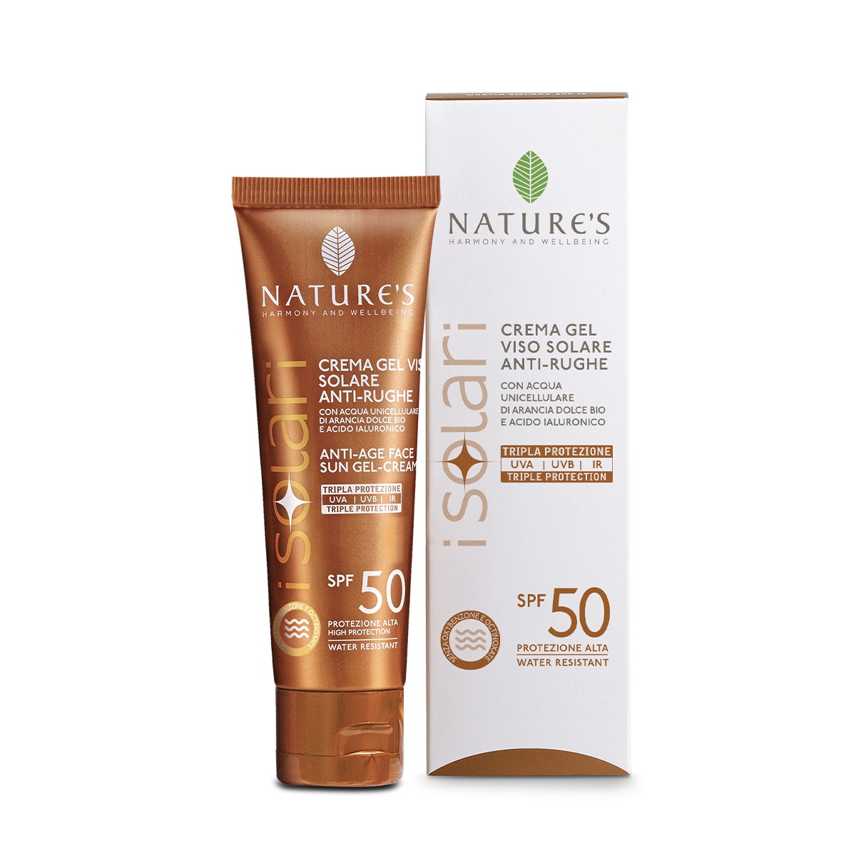 Nature's Crema-Gel Viso Solare Antirughe SPF50 50ml-2