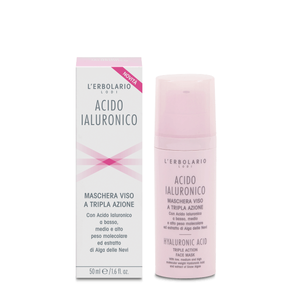 L'Erbolario Maschera Viso a Tripla Azione Acido Ialuronico 50ml-1