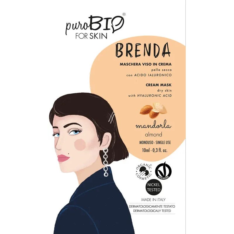 Purobio For Skin Brenda Maschera 01 Profumazione Mandorla 10ml-2