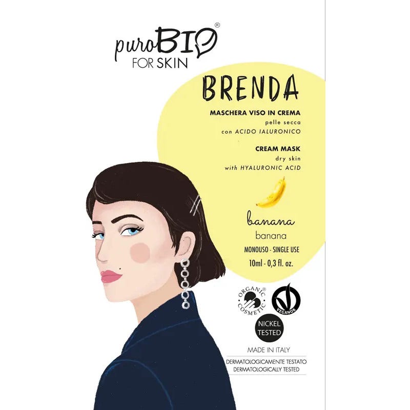 Purobio For Skin Brenda Maschera 02 Profumazione Banana 10ml-2