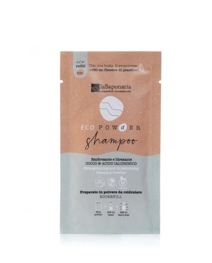 La Saponaria Shampoo In Polvere Cocco&Acido Ialuronico 25g-3