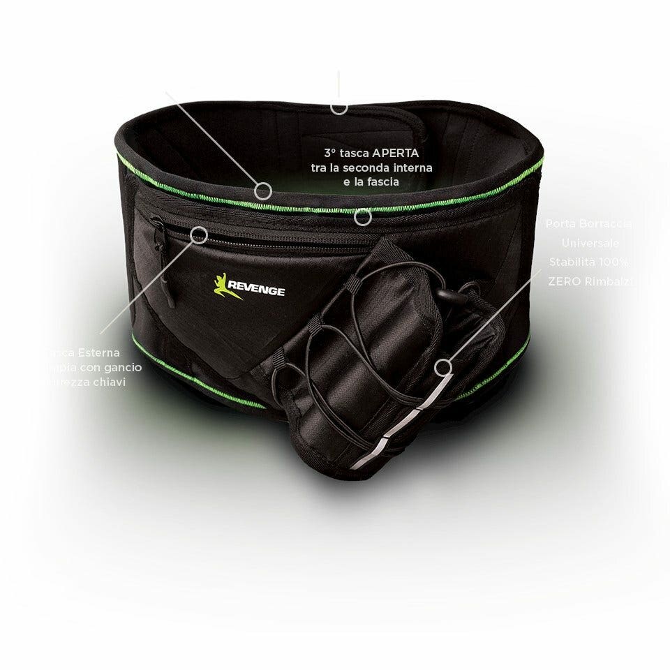 Pavis Revenge Fascia Trail Portaborraccia Zero Rimbalzi Con Supporto Lombare Taglia XXL-1
