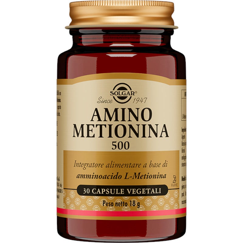 Solgar Amino Metionina 500 30 Capsule Vegetali-2