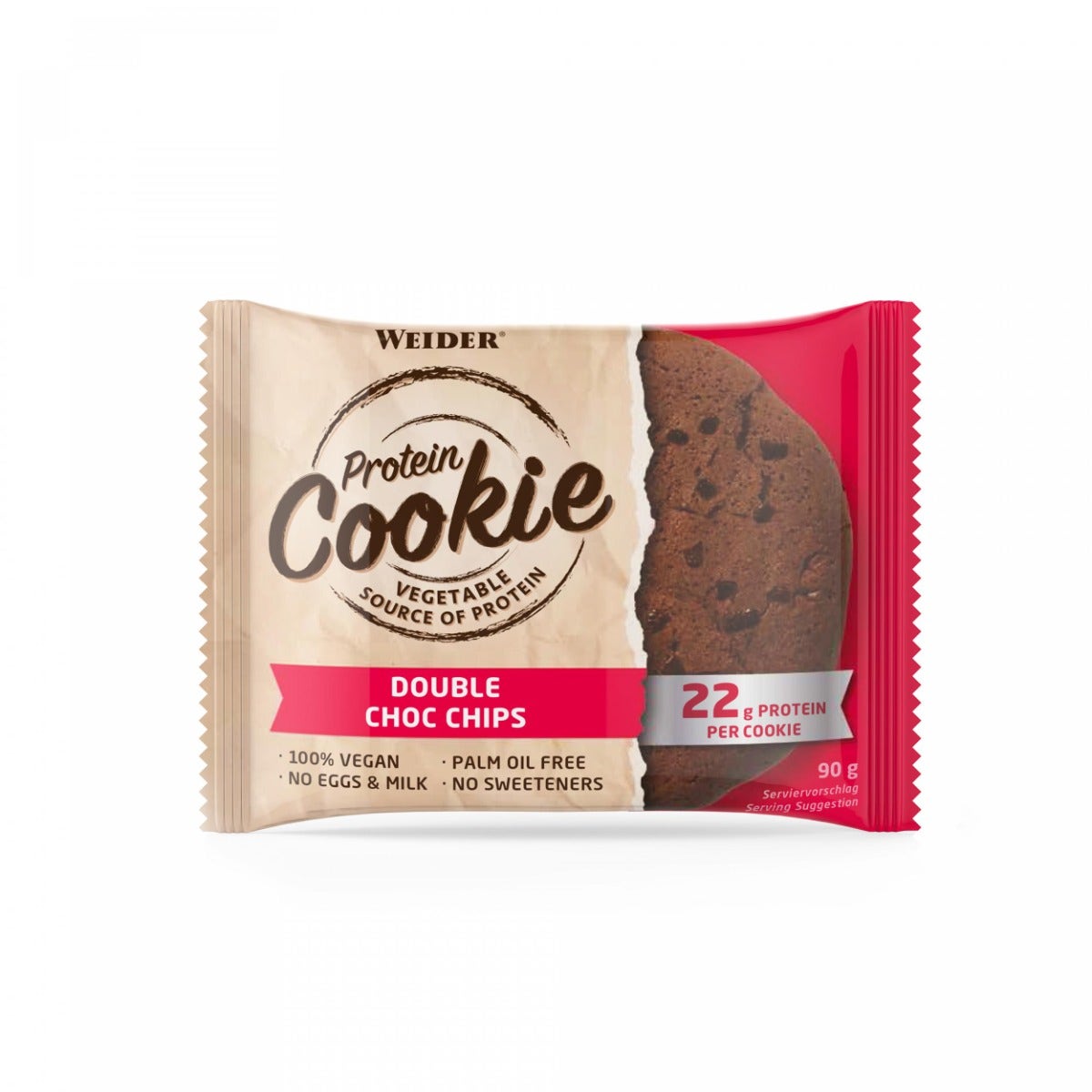 Weider Protein Cookie Double Choc 90g-2