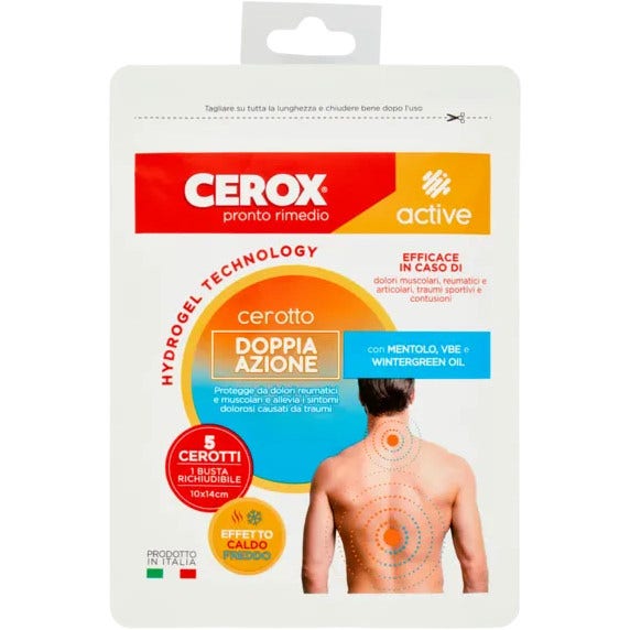 Cerox Active Cerotti Doppia Azione 5 Pezzi-4