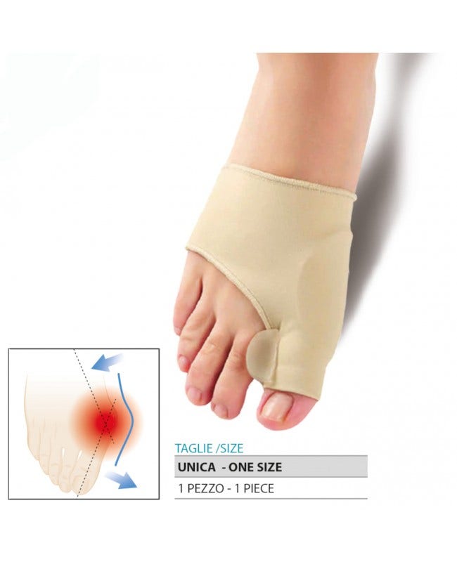 Orione Ok Ped Protezione Alluce Valgo Con Separatore Dita Integrato Cod. G213-1