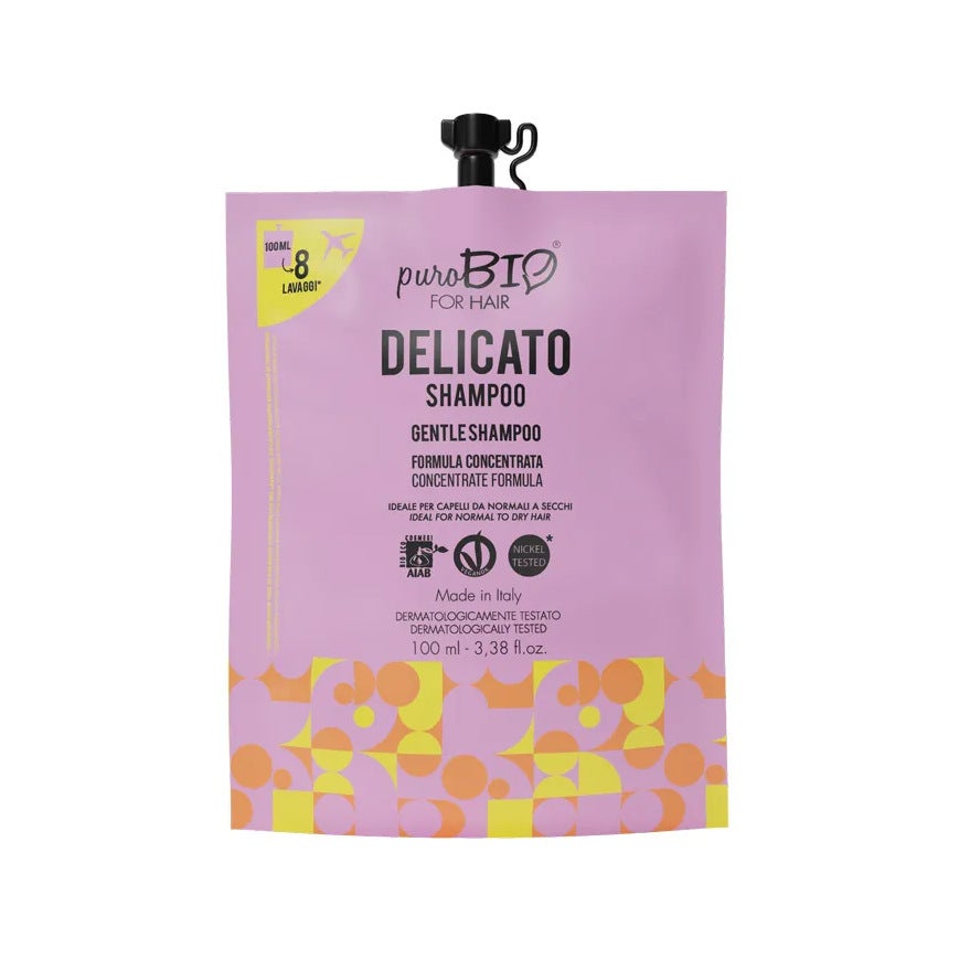 Purobio For Hair Shampoo Delicato Concentrato Bustina 100ml-5