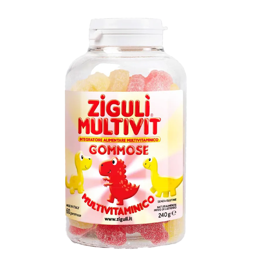 Ziguli Multivit Fragola E Banana 60 Gommose -2