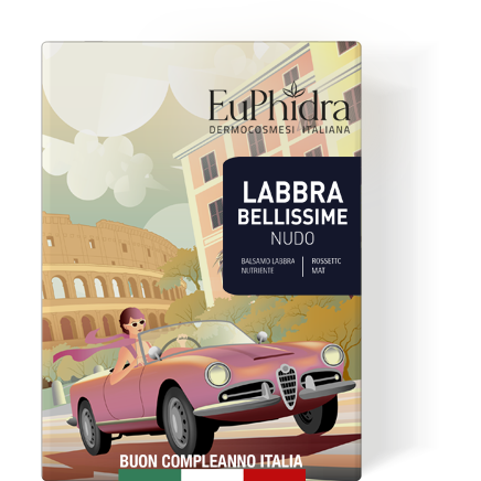 Euphidra Labbra Bellissime Rossetto Mat + Balsamo Labbra 01 Nudo-1