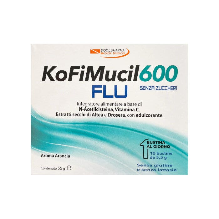 Kofimucil 600 Flu 10 Bustine-1