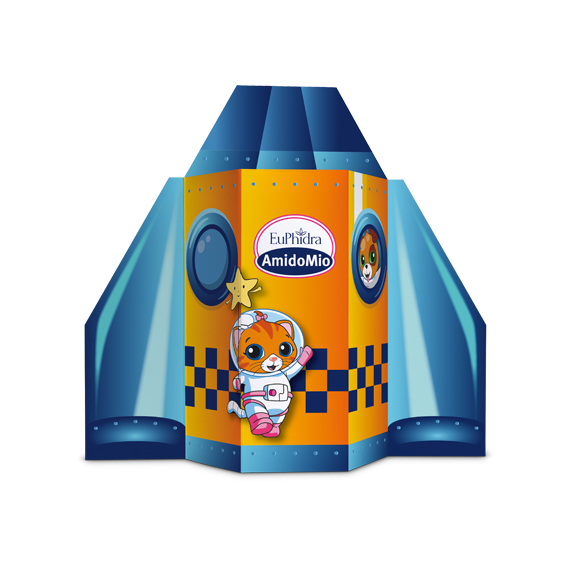 Euphidra Amido Mio L'astronave dei Cuccioli Sapone Liquido 500ml + Shampoo 200ml + Crema 50ml-3