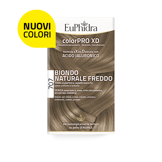 Euphidra ColorPro XD Kit Tinta Capelli 707 Biondo Naturale Freddo-2