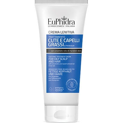 Euphidra Crema Lenitiva Cute/Capelli Grassi 200ml-1