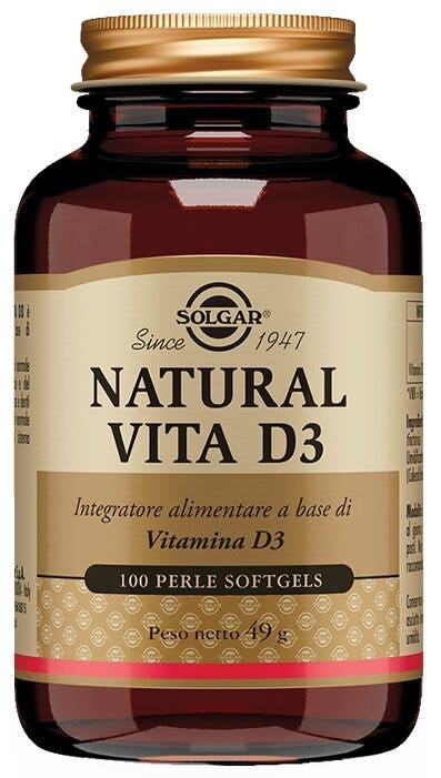 Solgar Natural Vita D3 100 Perle-1