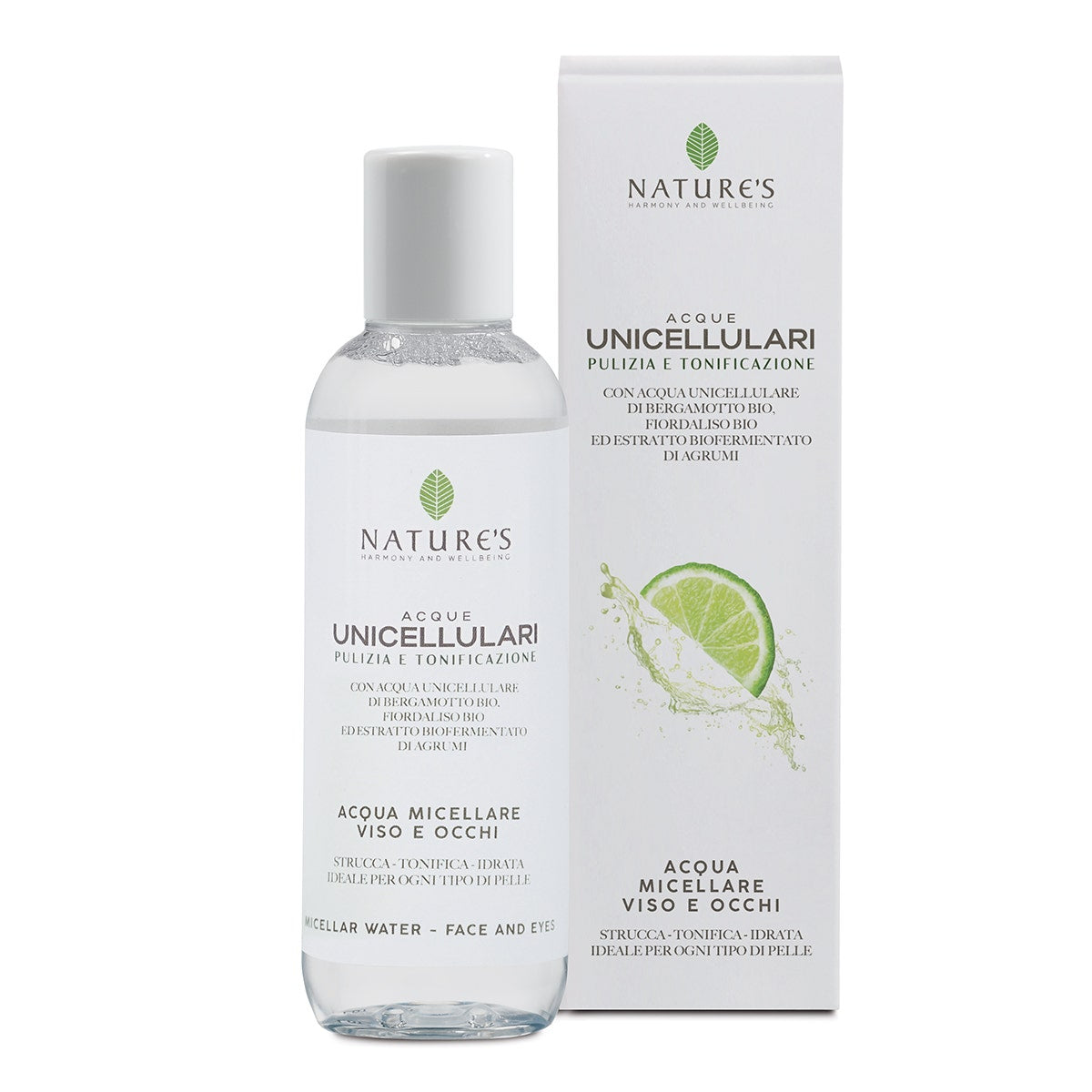 Nature's Acque Unicellulari Acqua Micellare Viso E Occhi 200ml-2