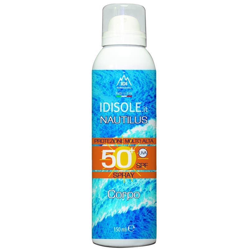 Idisole-IT Nautilus Protezione Solare Molto Alta SPF 50+ Spray Corpo E Viso 50ml-1
