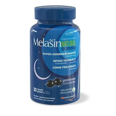 Melasin Natural Sonno 1mg 30 Caramelle Gommose-1