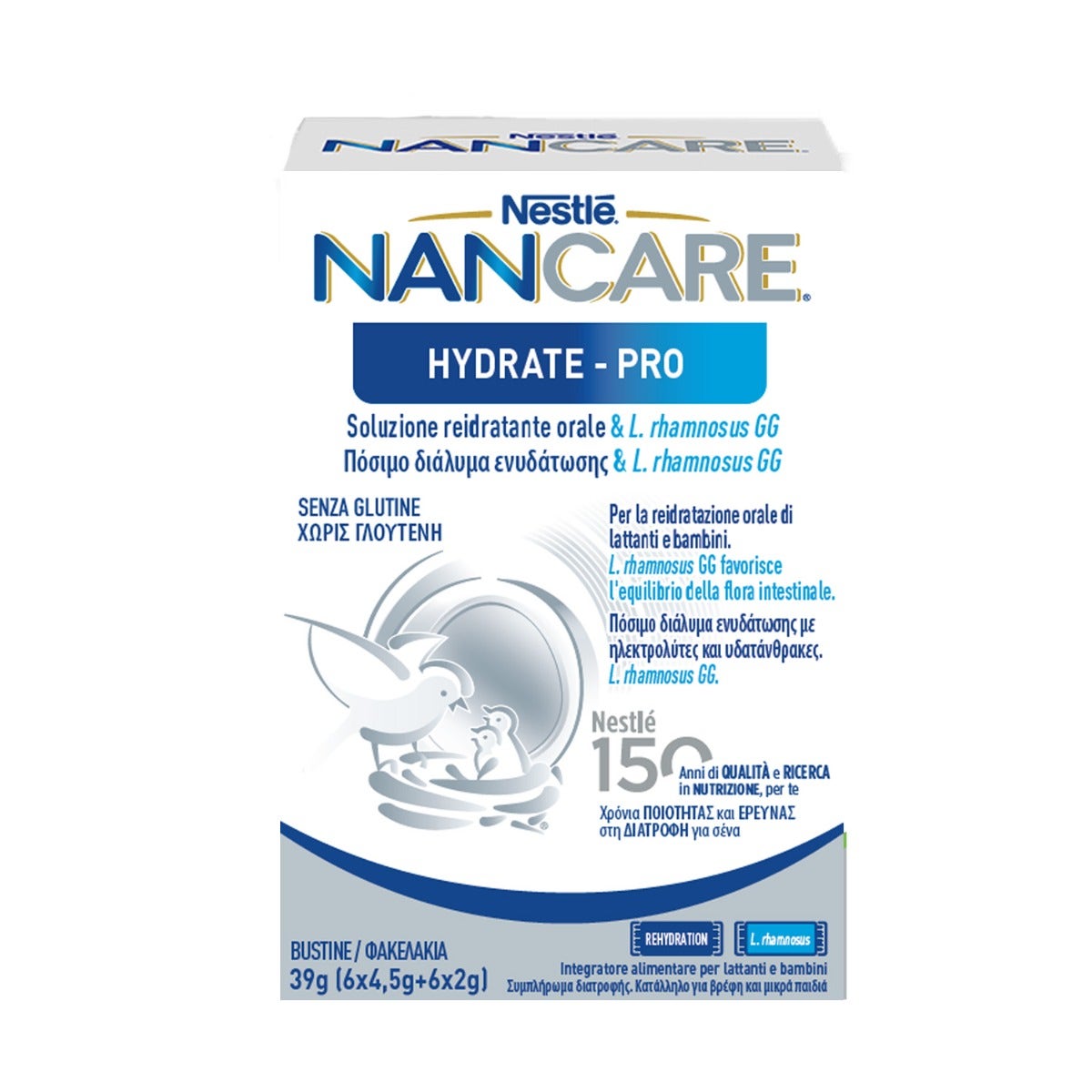 Nestlé Nancare Hydrate-pro Integratore Pediatrico Per Lattanti E Bambini Dalla Nascita 12 Bustine-1