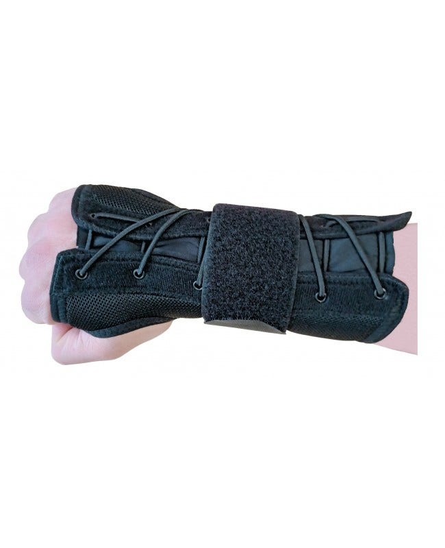 Orione Polsiera Steccata Ambidestra Colore Nero Misura Medium 18-21cm-1