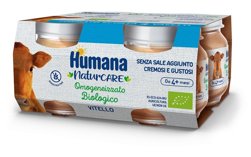 Humana Omogeneizzato Vitello Bio 6x80g 4 Mesi+-1