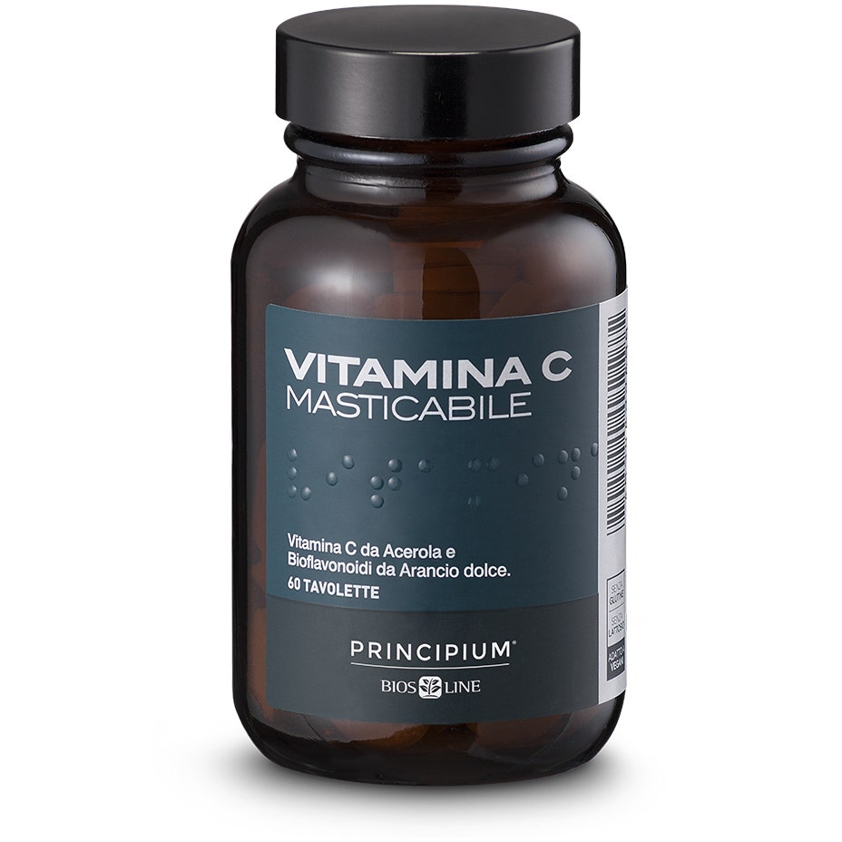 Bios Line Principium Vitamina C Masticabile 120 Tavolette-1