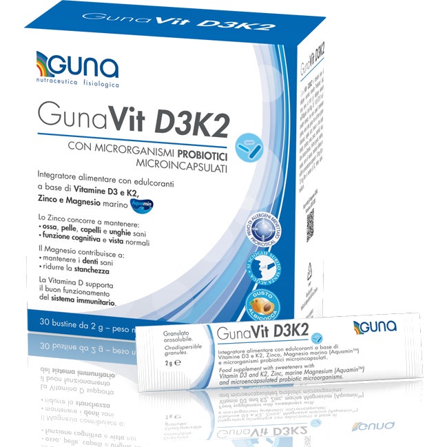Gunavit D3K2 30 Bustine Da 2g-2