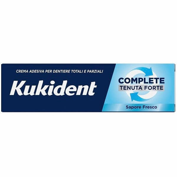 Kukident Complete Crema Adesiva Tenuta Forte Sapore Fresco 47g-1