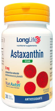 Longlife Astaxanthin Vegan 8mg 30 Perle