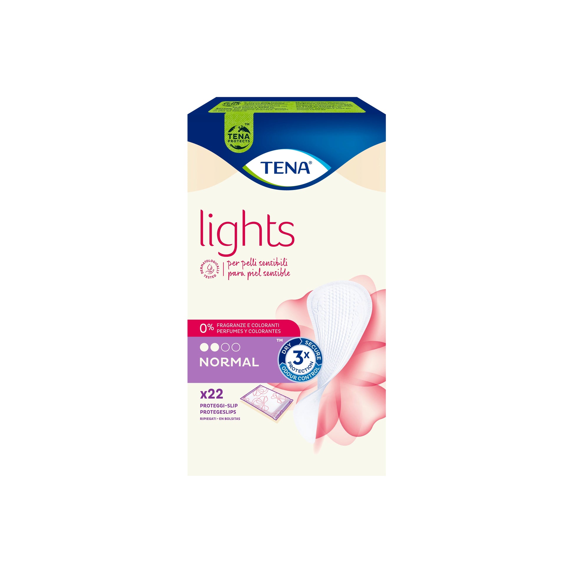 Lights By Tena Normal Proteggi-Slip Ripiegato 22 Pezzi-2