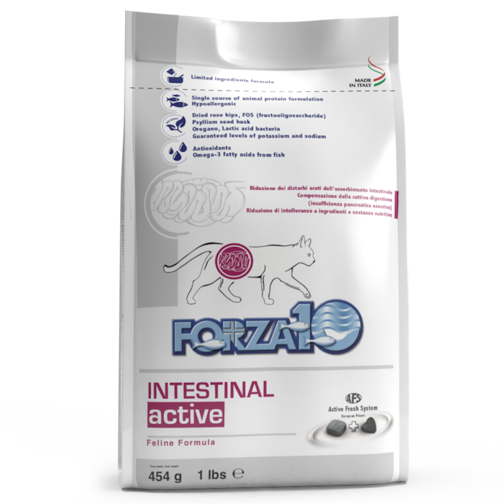 Forza10 Active Intestinal Cibo Secco Gatti Adulti Sacco 454g-3