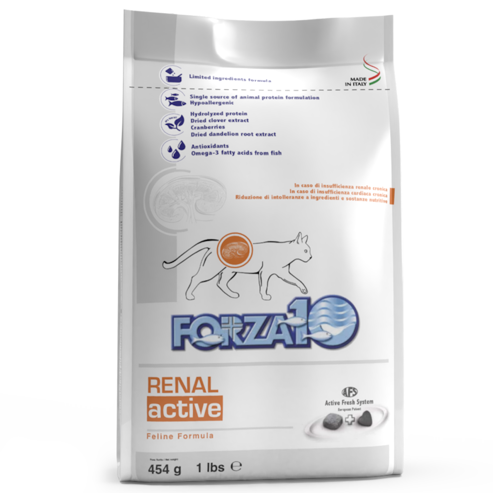 Forza10 Active Renal Cibo Secco Gatti Adulti Sacco 454g-3