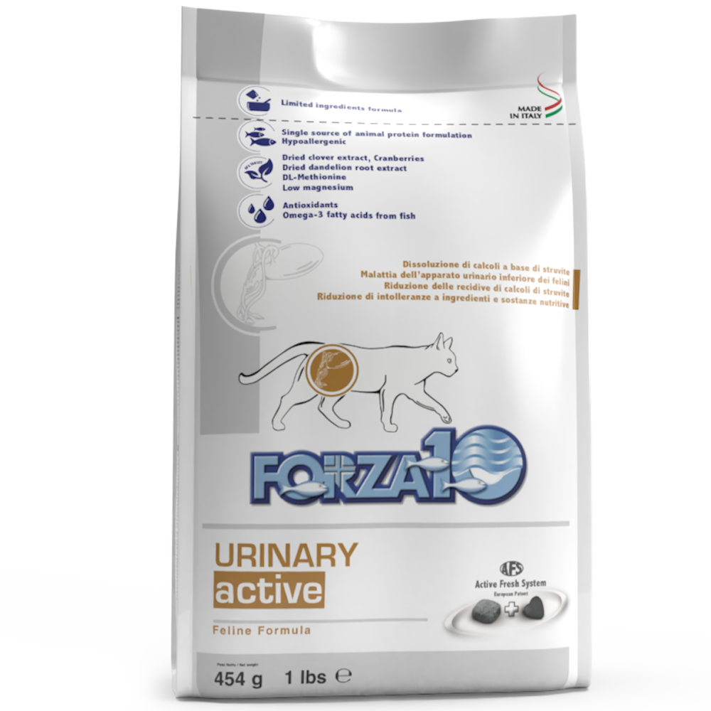 Forza10 Active Urinary Cibo Secco Gatti Adulti Sacco 454g-3