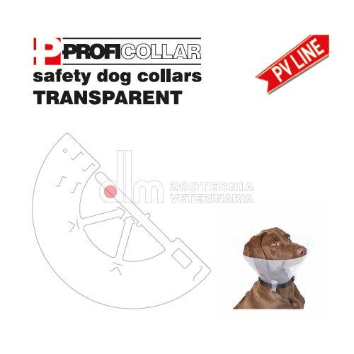Collare Proficollar Trasparent Misura 7,5 XXS-1