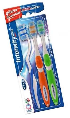 Piave Kit Spazzolino Intensity White Medio 3 Pezzi-1