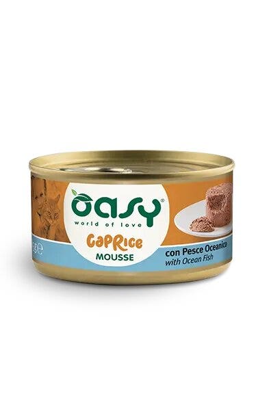 Oasy Caprice Gatto Mousse Con Pesce Oceanico 85g-1