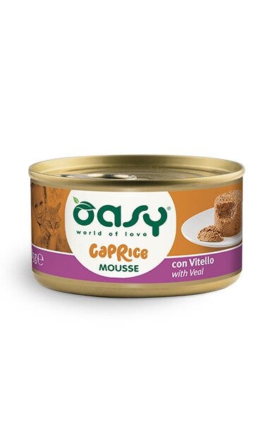 Oasy Caprice Gatto Mousse Con Vitello 85g-1