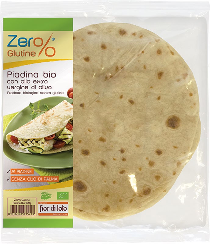 Fior Di Loto Zer% Piadina Con Olio Extra Vergine Di Oliva 2 Piadine-2