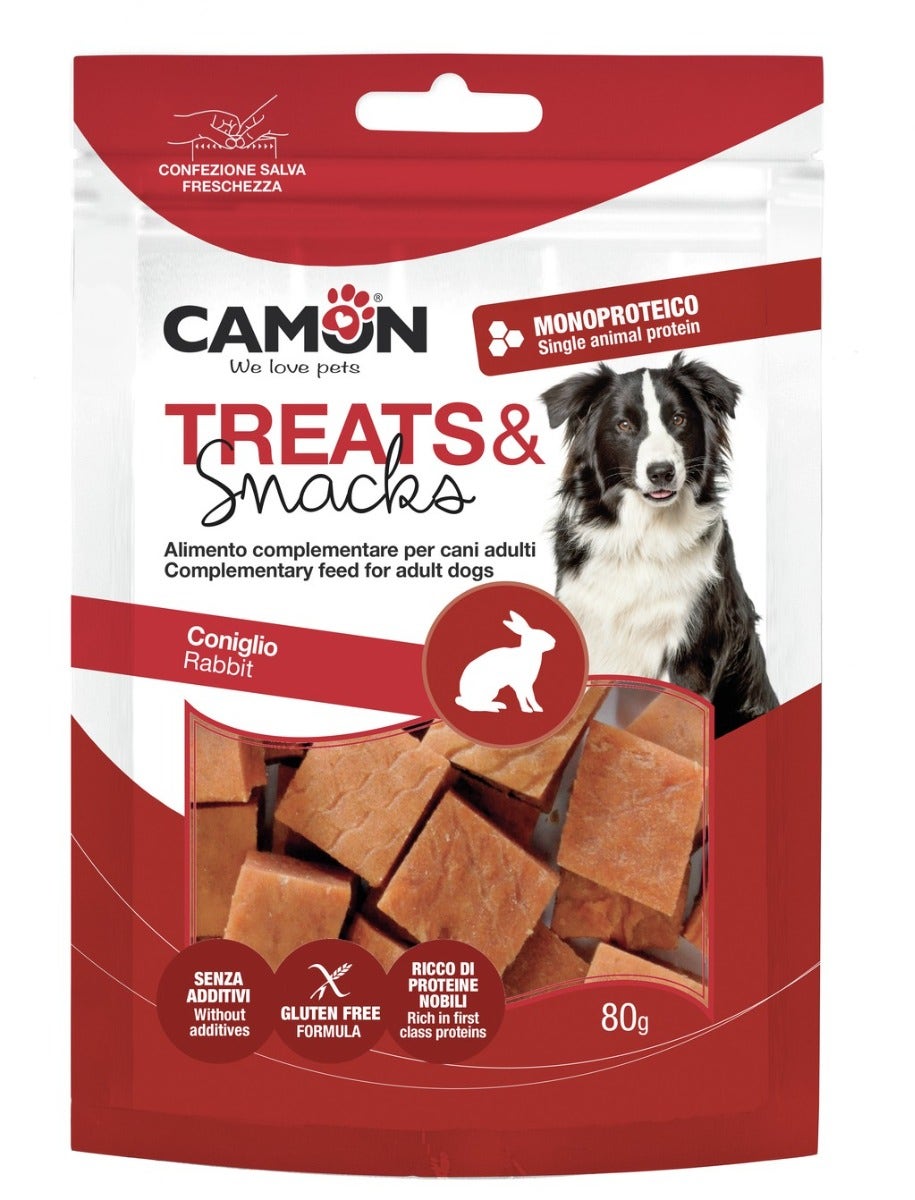 Camon Dadini di Coniglio Snack Per Cani 80g-4