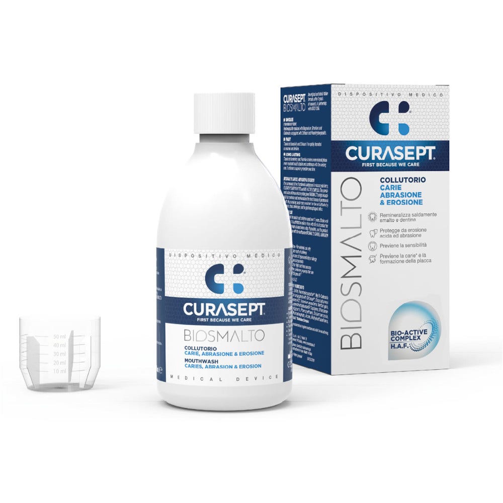 Curasept Biosmalto Collutorio Protezione Carie 300ml-4