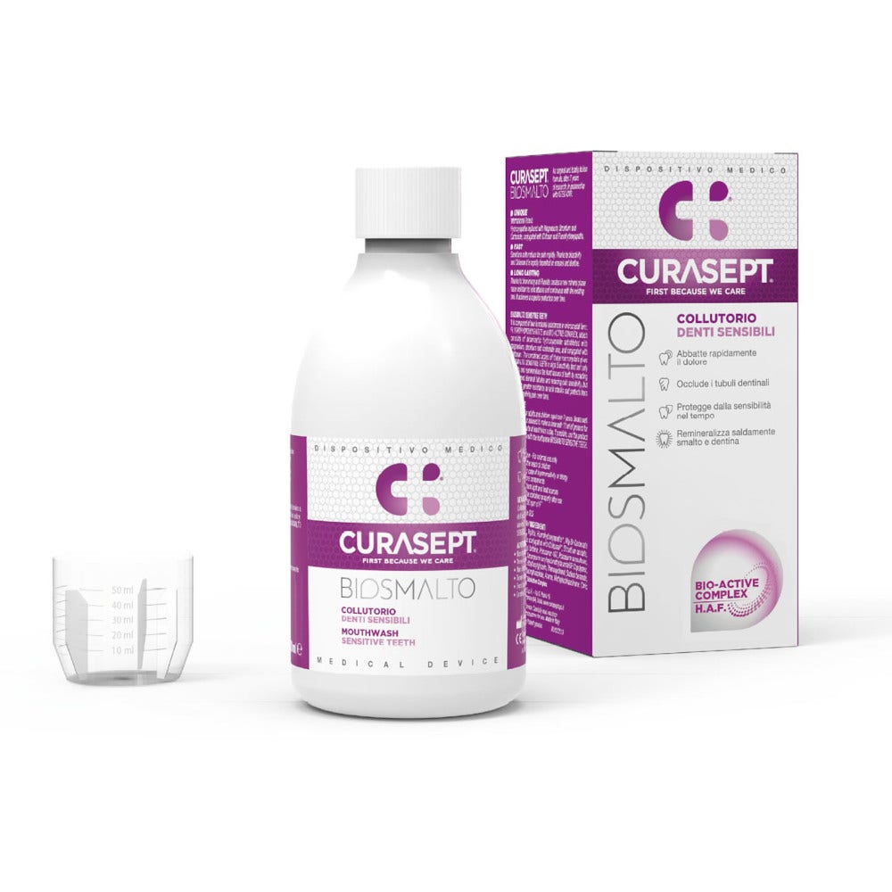 Curasept Biosmalto Collutorio Denti Sensibili 300ml-3