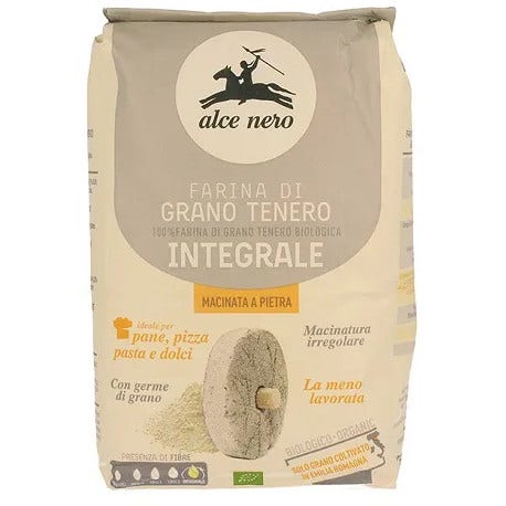 Alce Nero Farina Integrale Di Grano Tenero Bio Macinata A Pietra 1000g-2