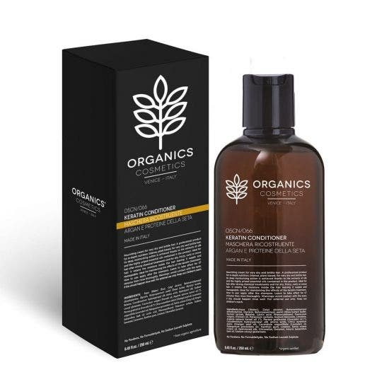 Organics Cosmetics Keratin Maschera Ricostruente Argan E Proteine Della Seta 250ml-2