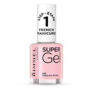Rimmel Smalto Super Gel French Manicure Colore 091 English Rose 12ml-1