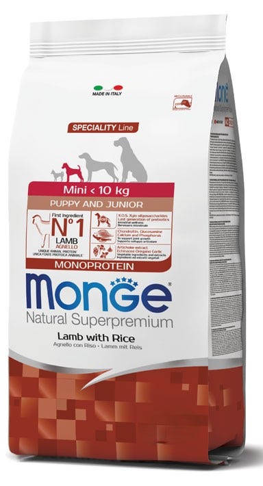 Monge Agnello Riso E Patate Cibo Secco Per Cani Cuccioli Taglia Piccola Sacco 800g-3