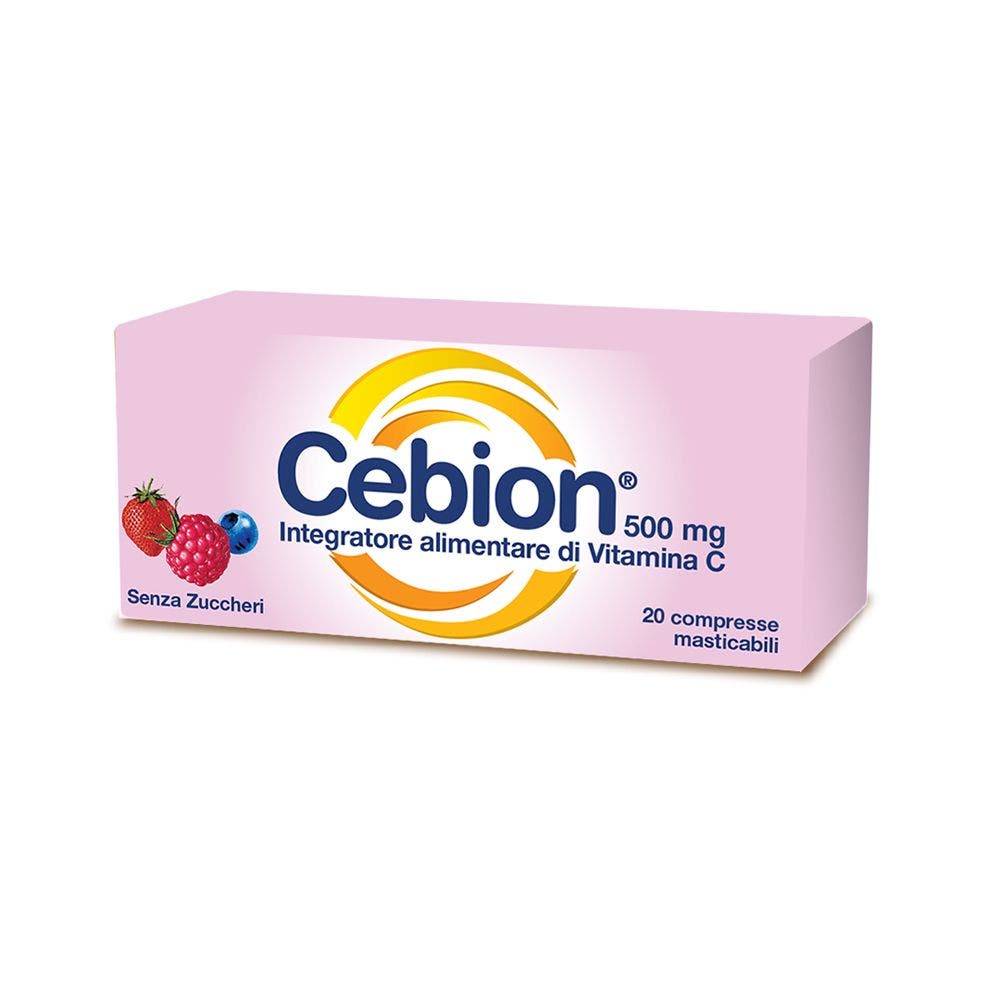 Cebion Masticabile Senza Zucchero Vitamina C 20 Compresse-3