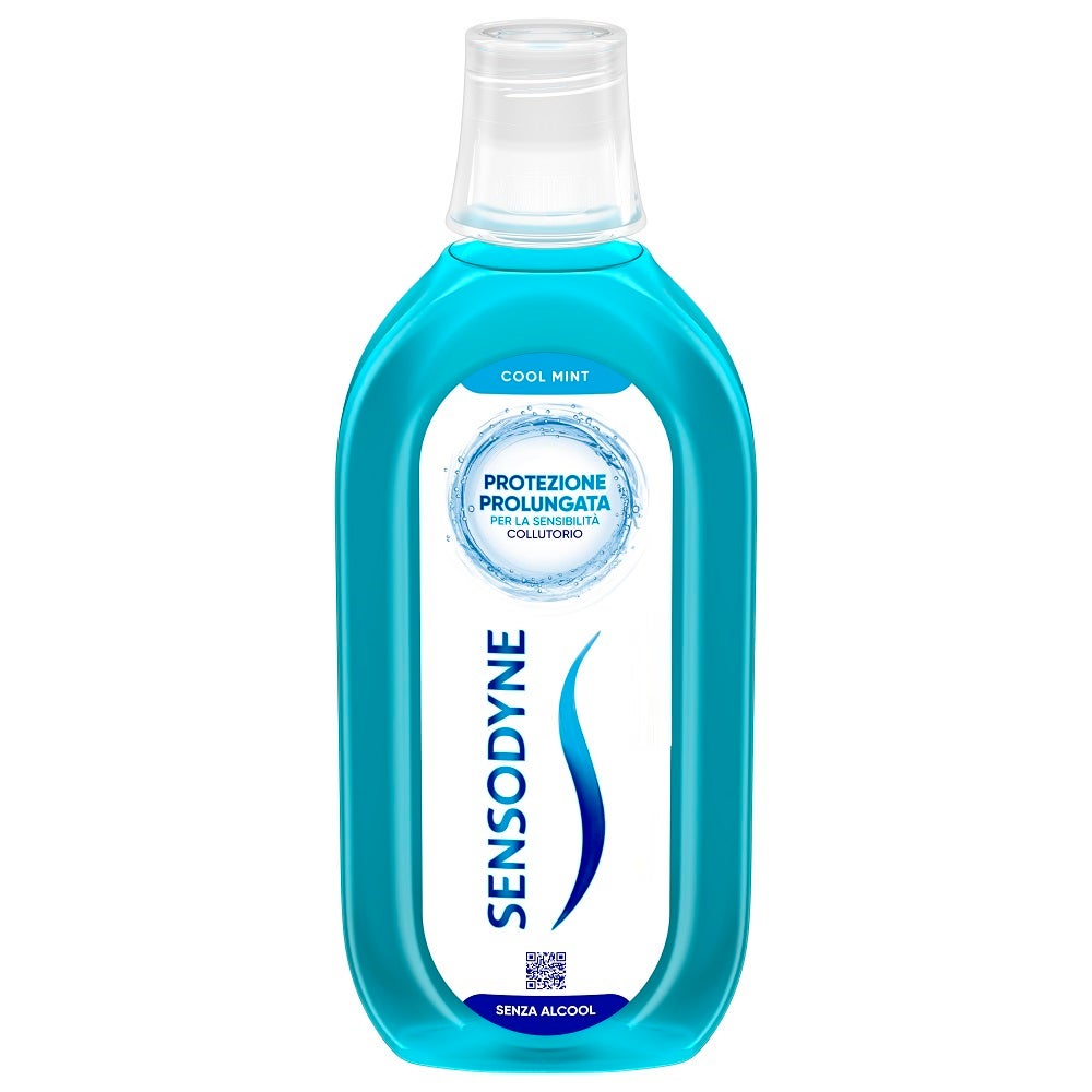 Sensodyne Collutorio Cool Mint Denti Sensibili Alito Fresco Senza Alcool Gusto Menta 500ml​-2