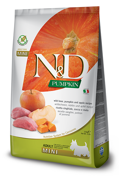 Farmina N&D Pumpkin Cinghiale E Zucca Cani Adulti Taglia Mini Sacco 7kg-1