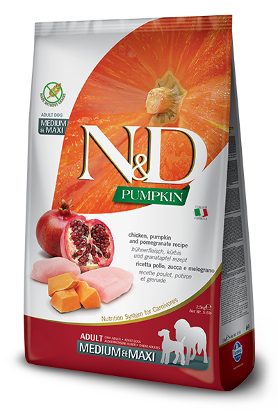 Farmina N&D Pumpkin Pollo E Zucca Cani Adulti Taglia Media E Grande Sacco 2,5kg-2